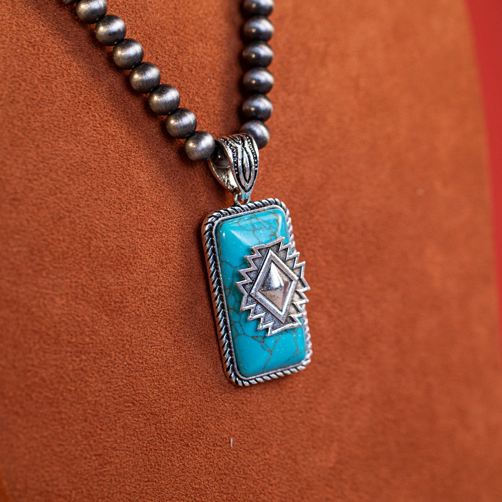 WJ-1034  Rustic Couture  Bohemian Jewelry Sets Pendant Necklace Earrings
